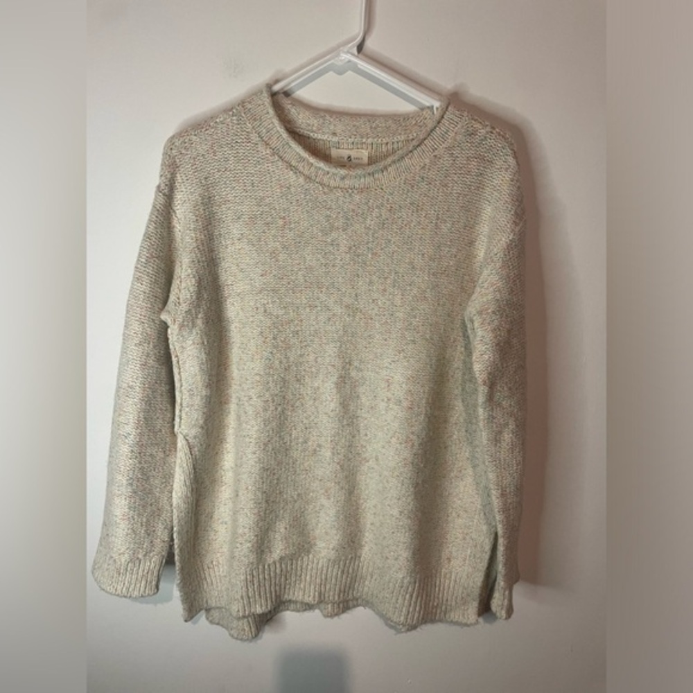 Lou & Grey Colorful‎ Speckled Roll Neck Sweater Women's Size small